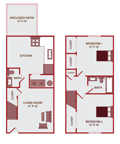 5541 Bengie Court 2 Beds Townhouse for Rent - Photo Gallery 7
